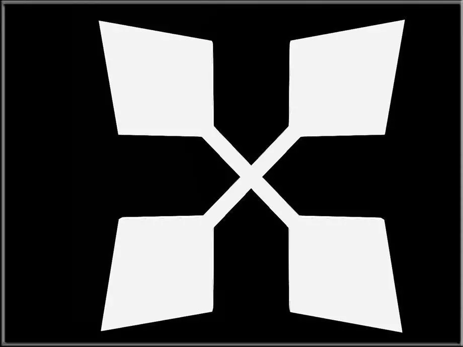 A DOUBLE SHARP SIGN 02 Low-poly 3D model_0