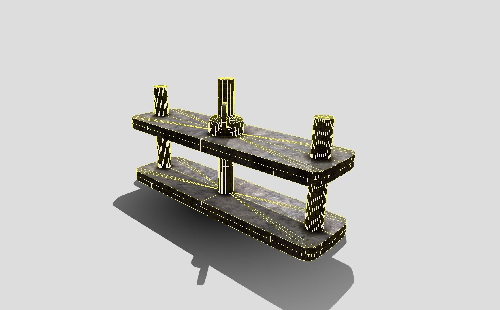 Medieval Thumb Screws Low-poly 3D model_8