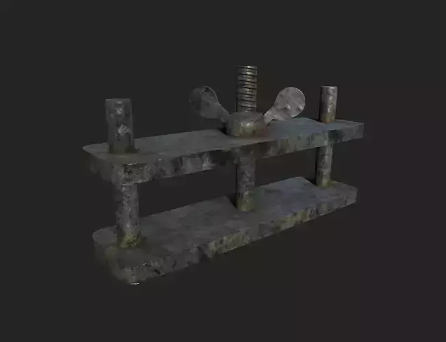 Medieval Thumb Screws Low-poly 3D model