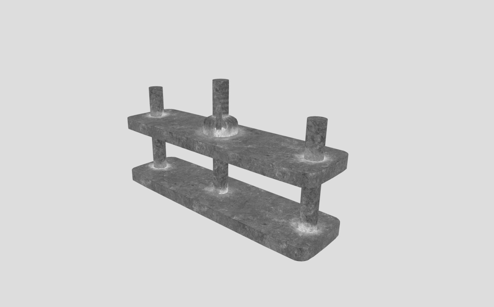 Medieval Thumb Screws Low-poly 3D model_11