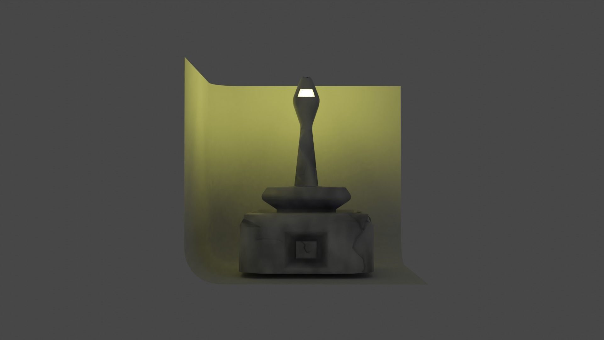 Cracked fountain  Free low-poly 3D model_3