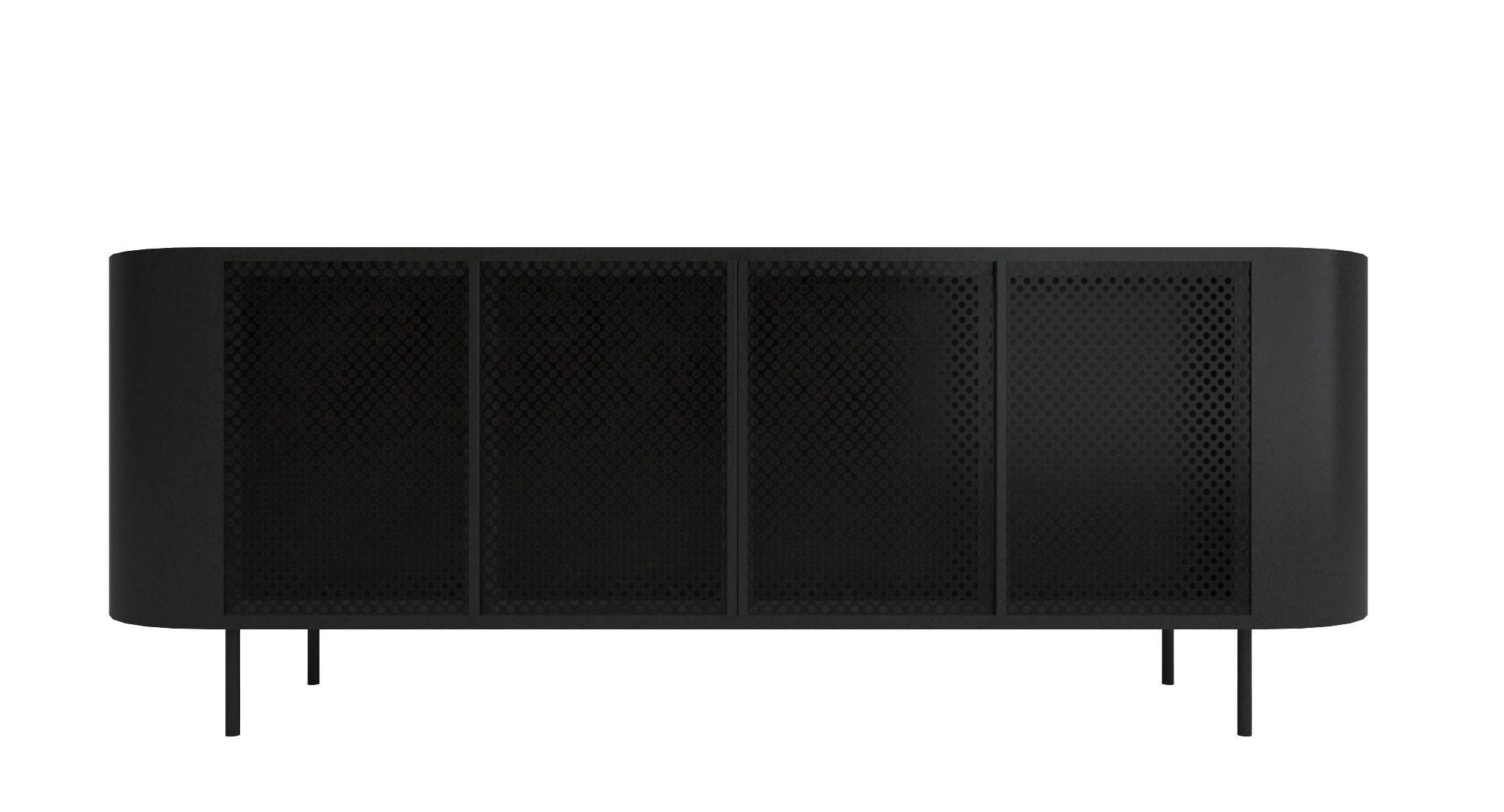 TV Stand-005 Burke Libby Media Console 3D model_2