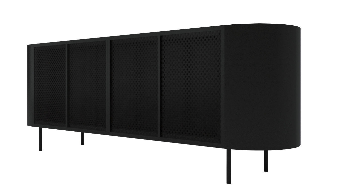 TV Stand-005 Burke Libby Media Console 3D model_3