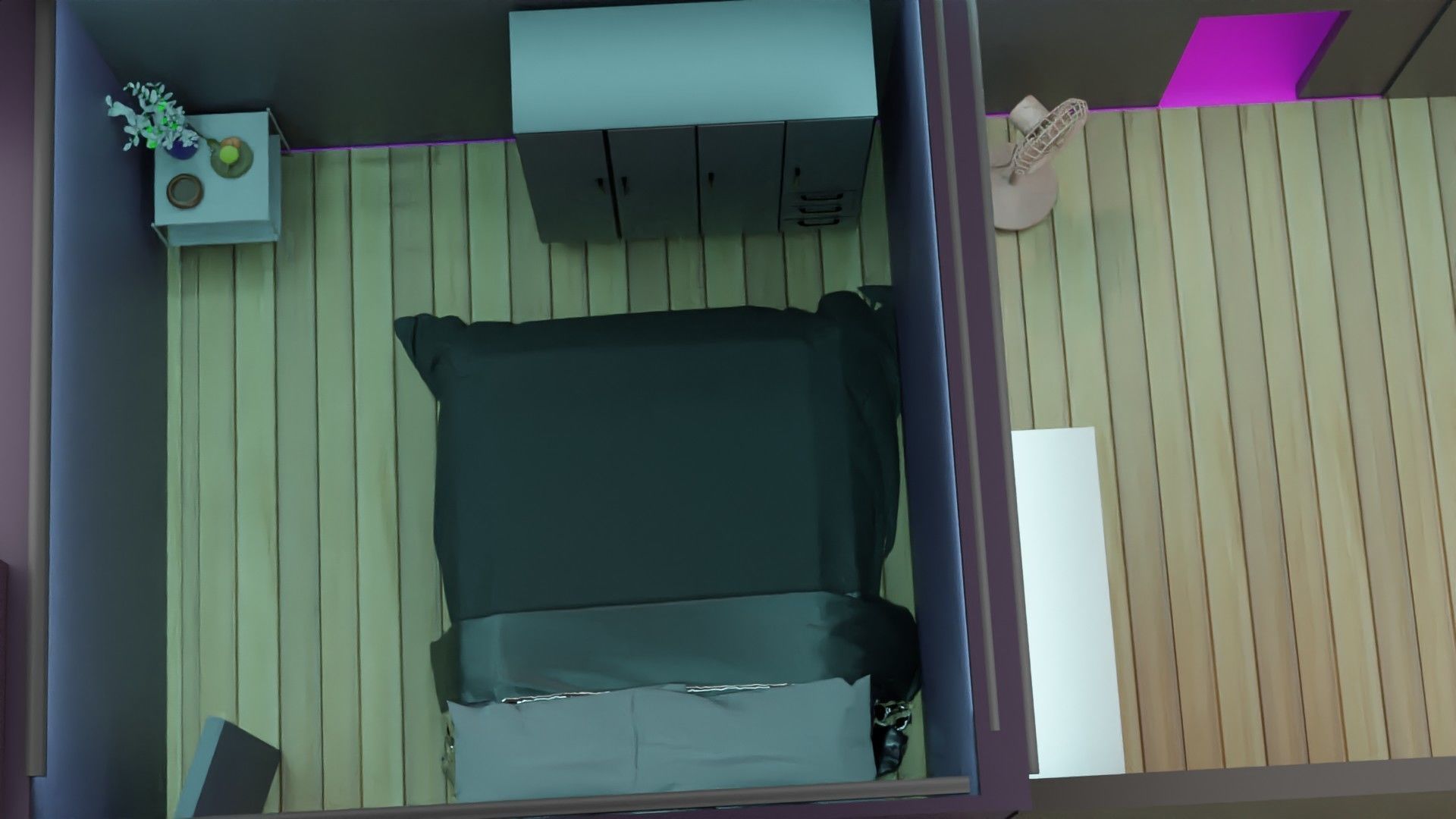 Full house  Low-poly 3D model_4