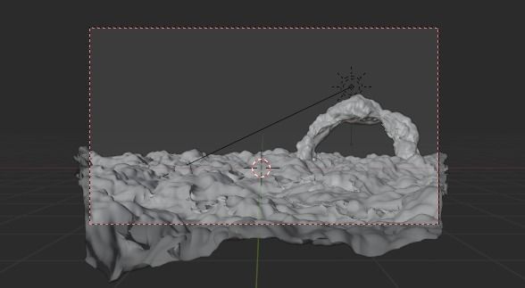 Abnormal apocalyptic floor Low-poly 3D model_6