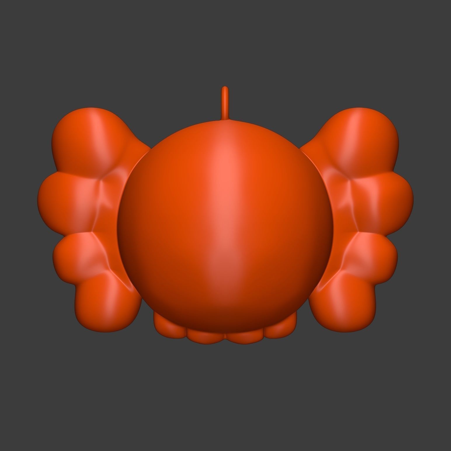 KAWS Pendant 3D print model_15