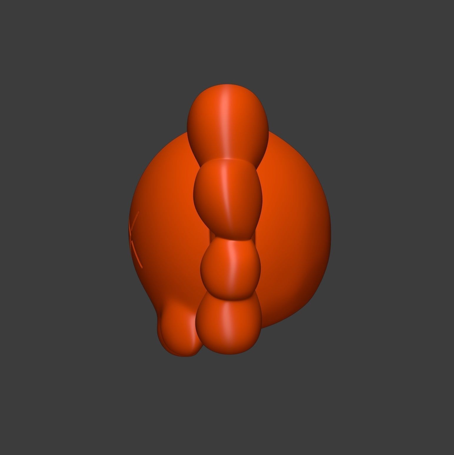 KAWS Pendant 3D print model_16