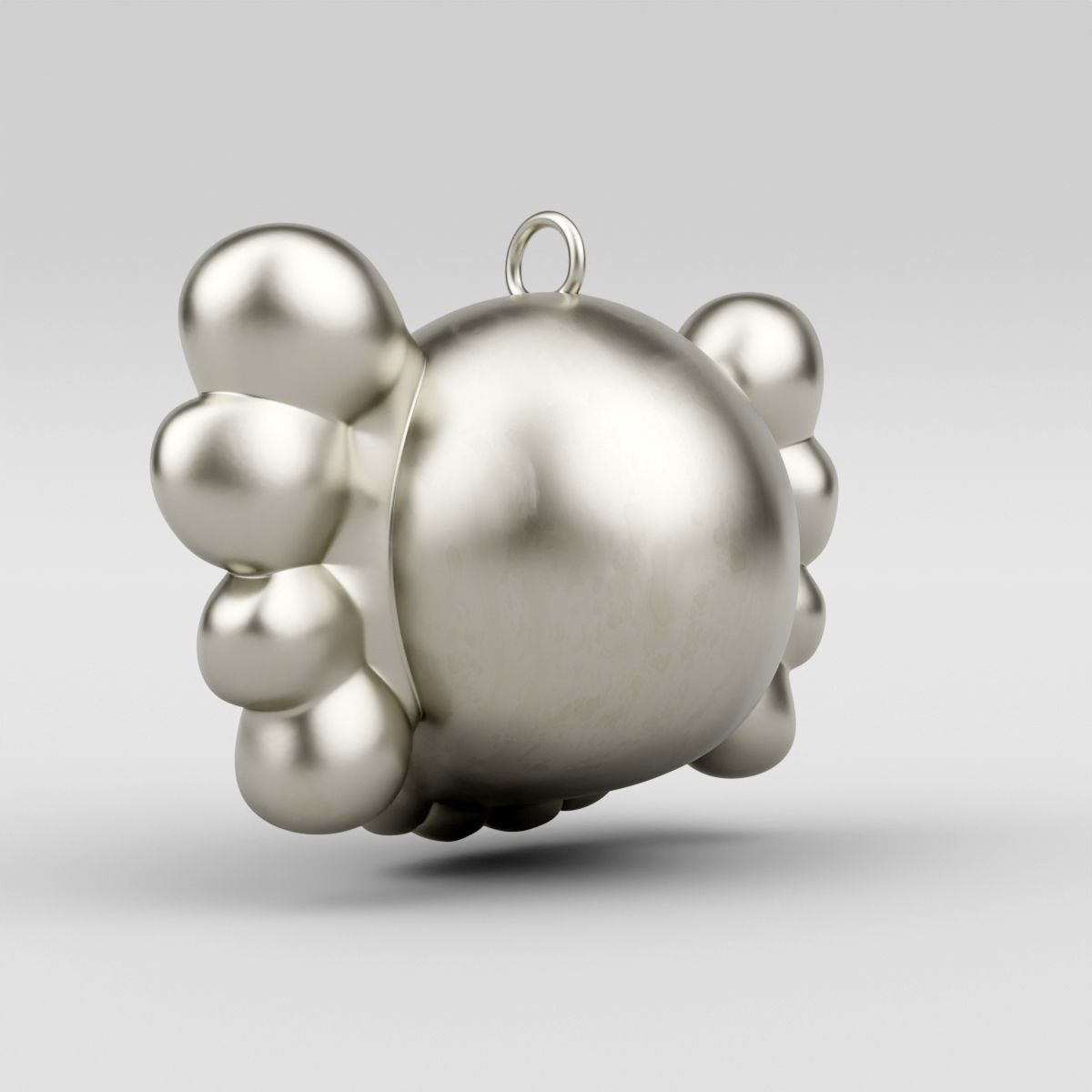 KAWS Pendant 3D print model_7