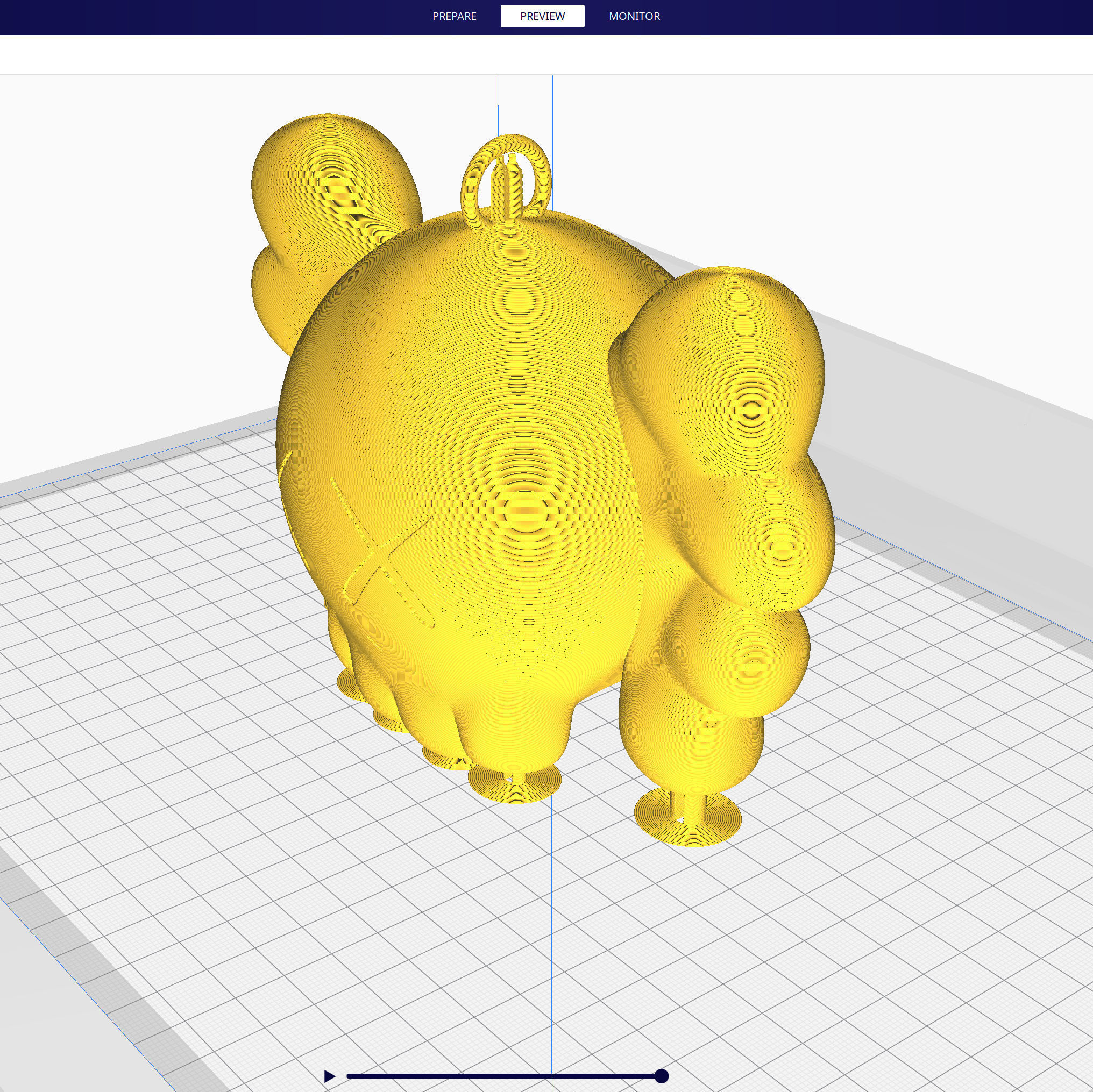 KAWS Pendant 3D print model_3