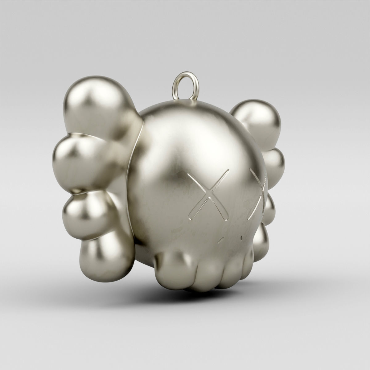 KAWS Pendant 3D print model_11