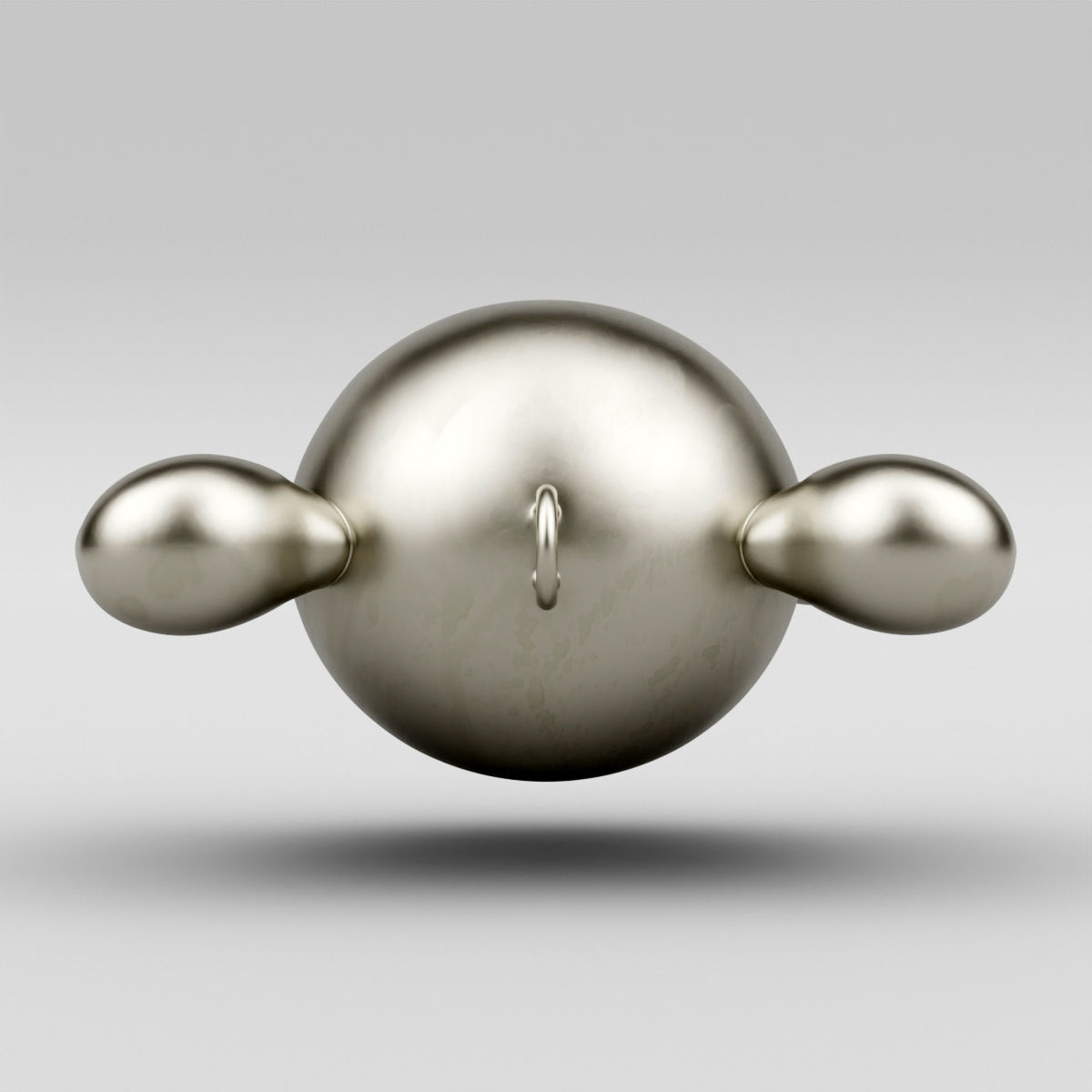 KAWS Pendant 3D print model_13