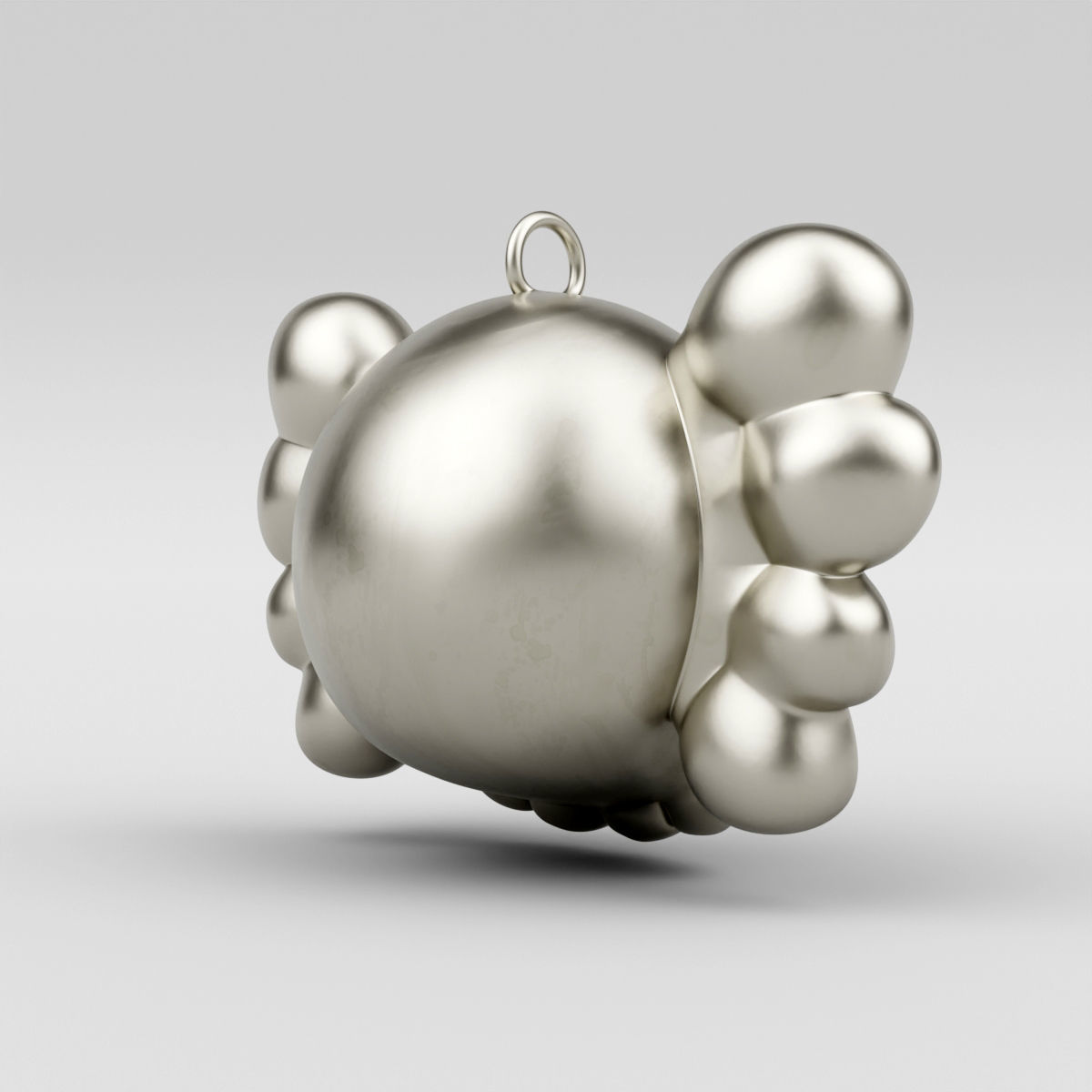 KAWS Pendant 3D print model_9