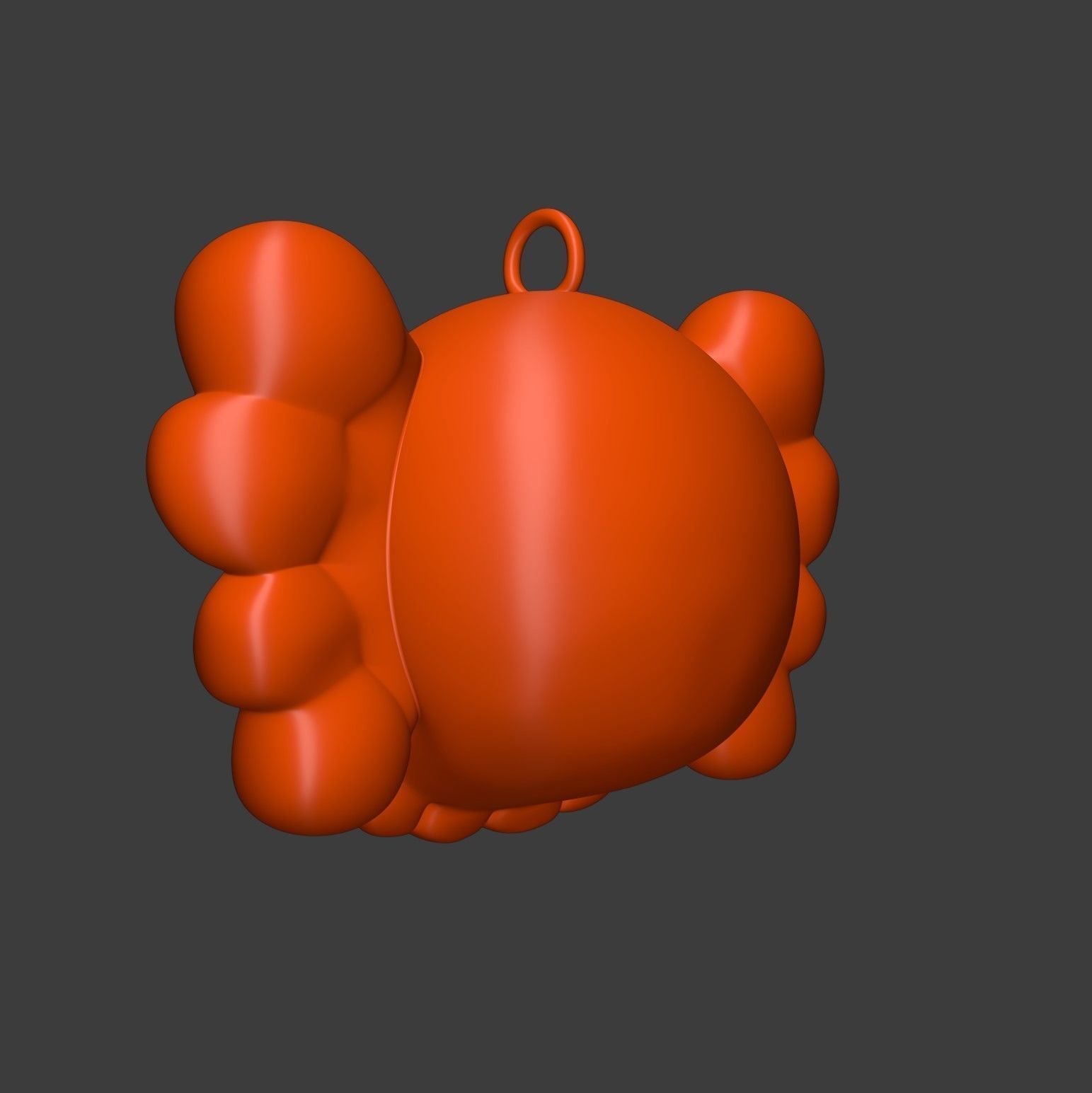 KAWS Pendant 3D print model_20