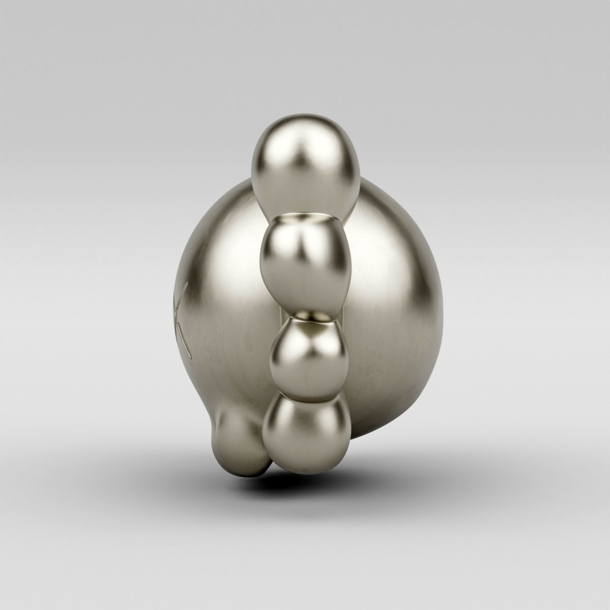 KAWS Pendant 3D print model_6