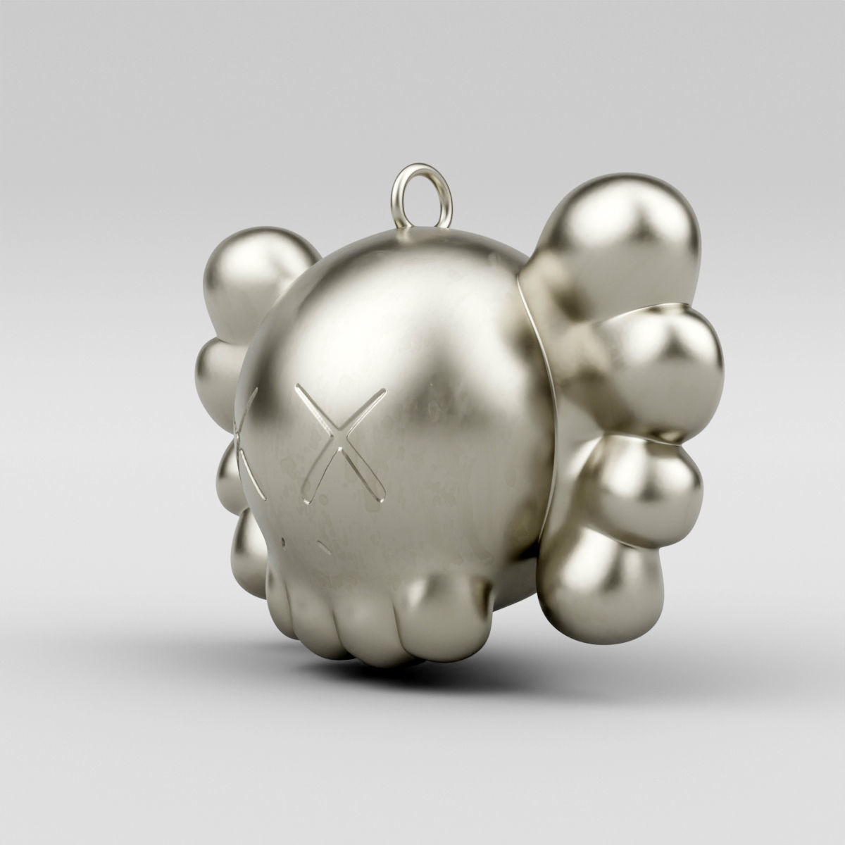 KAWS Pendant 3D print model_5