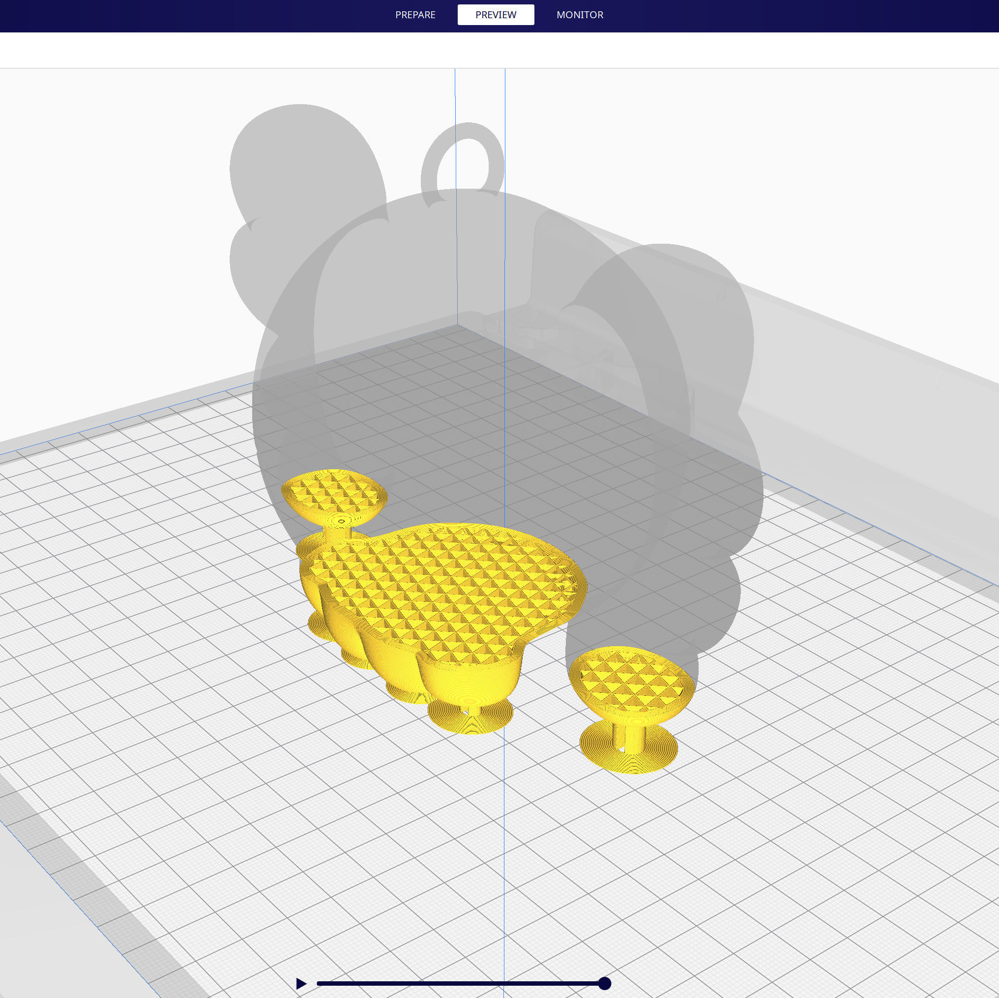 KAWS Pendant 3D print model_1
