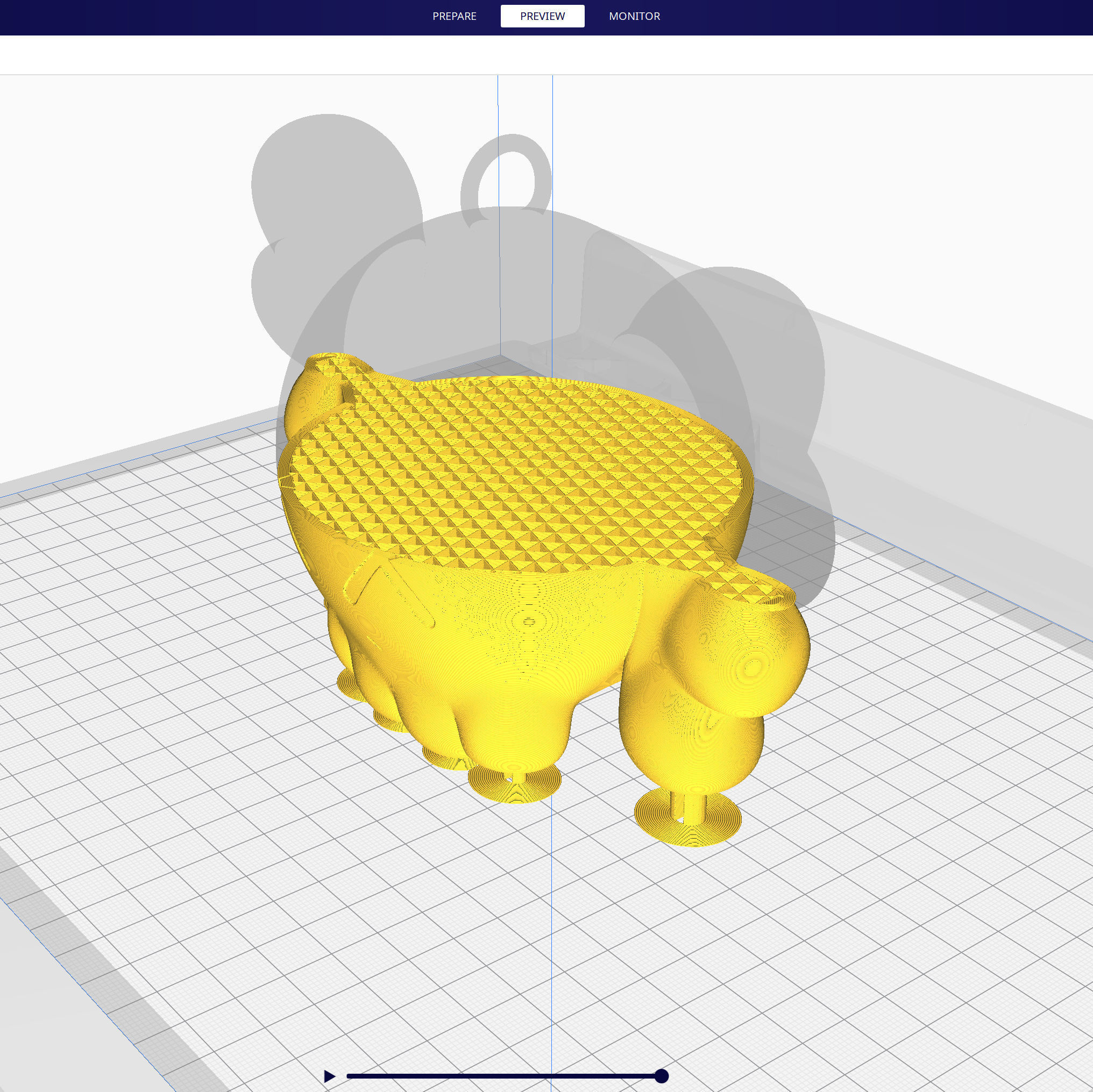 KAWS Pendant 3D print model_2