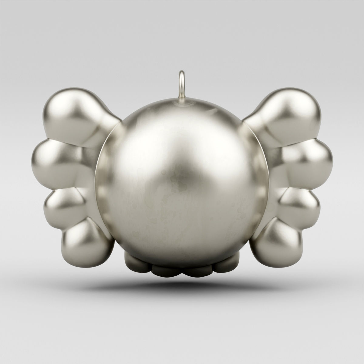 KAWS Pendant 3D print model_8