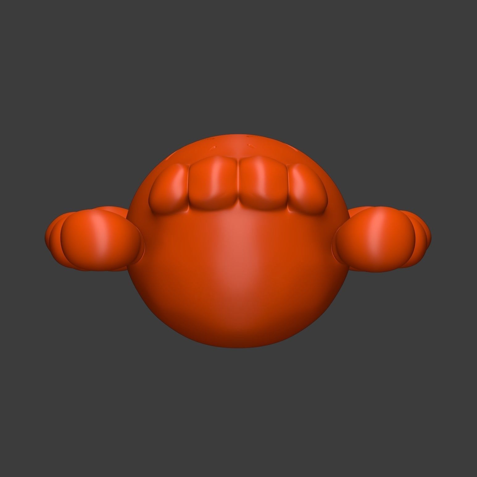 KAWS Pendant 3D print model_18