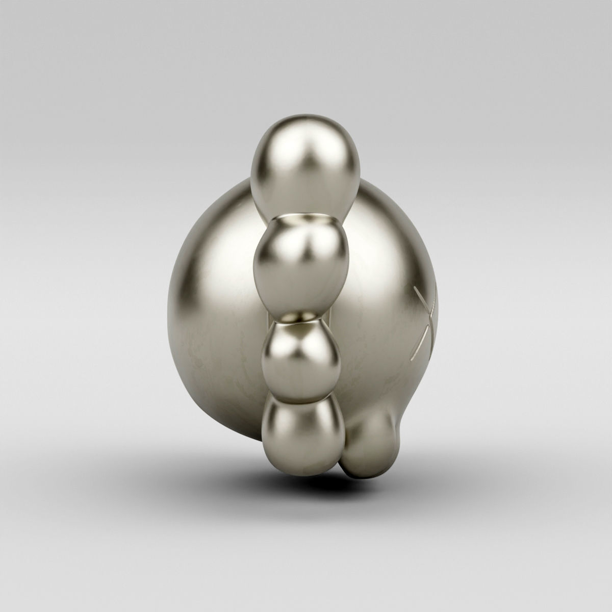 KAWS Pendant 3D print model_10