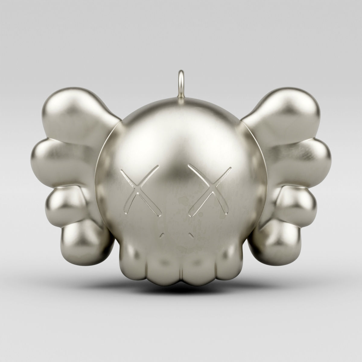 KAWS Pendant 3D print model_4