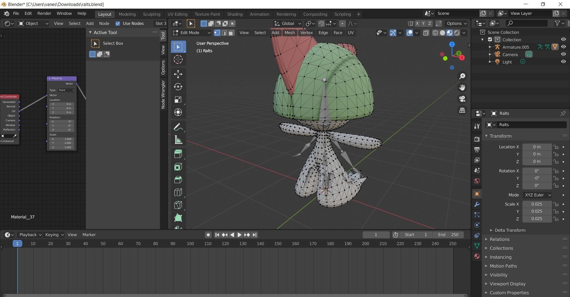 Pokemon Ralts rigged-Not mine Free 3D model_2
