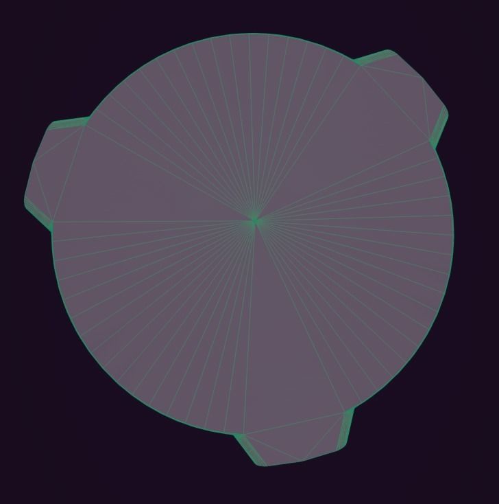 Sci-Fi Pedestal Base in 18 different camouflage textures Low-poly 3D model_12