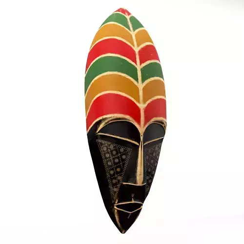 African decoratvie mask