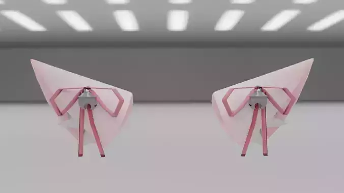 Kitty Ears Low-poly 3D model