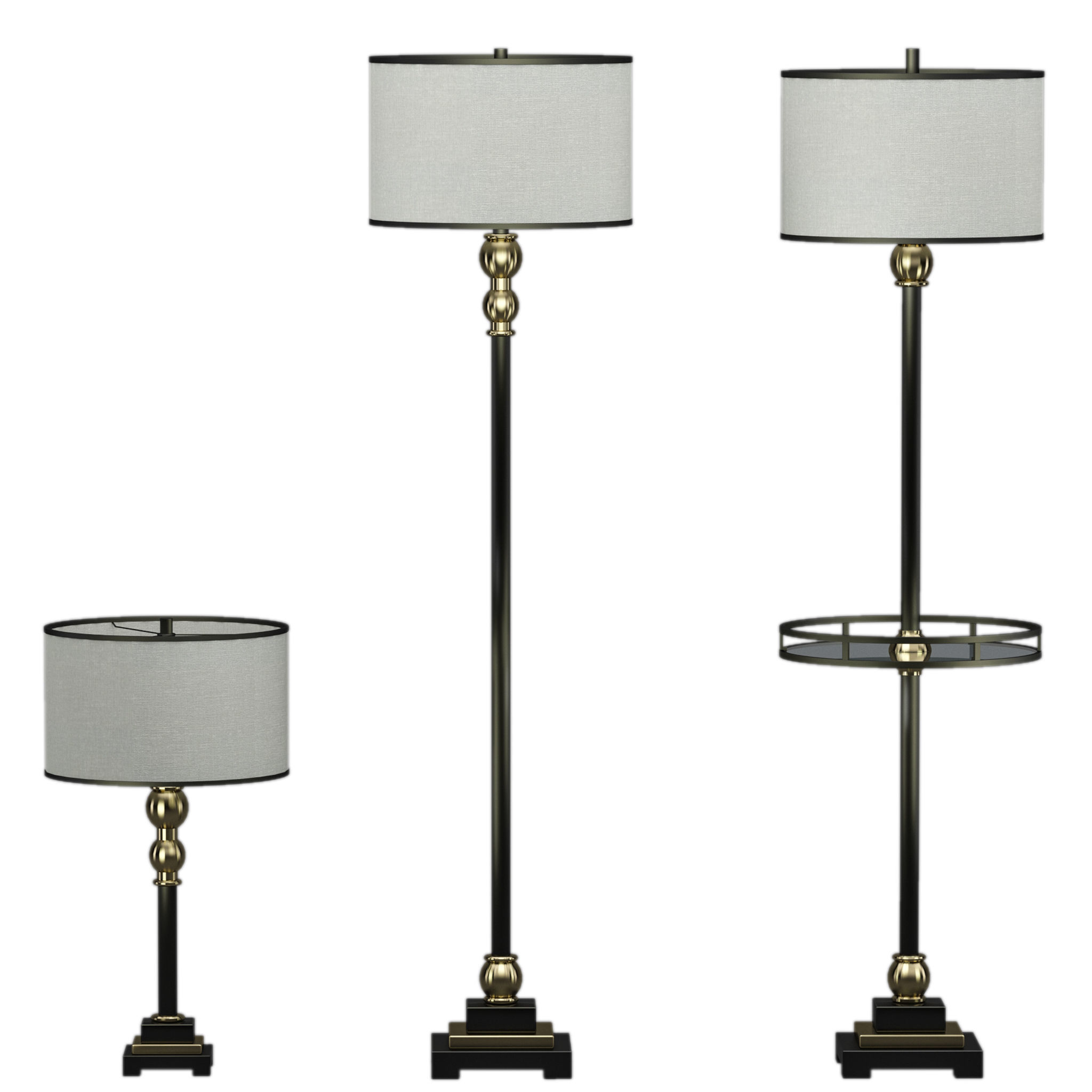 30 Modern minimalist Lights 3D model_14