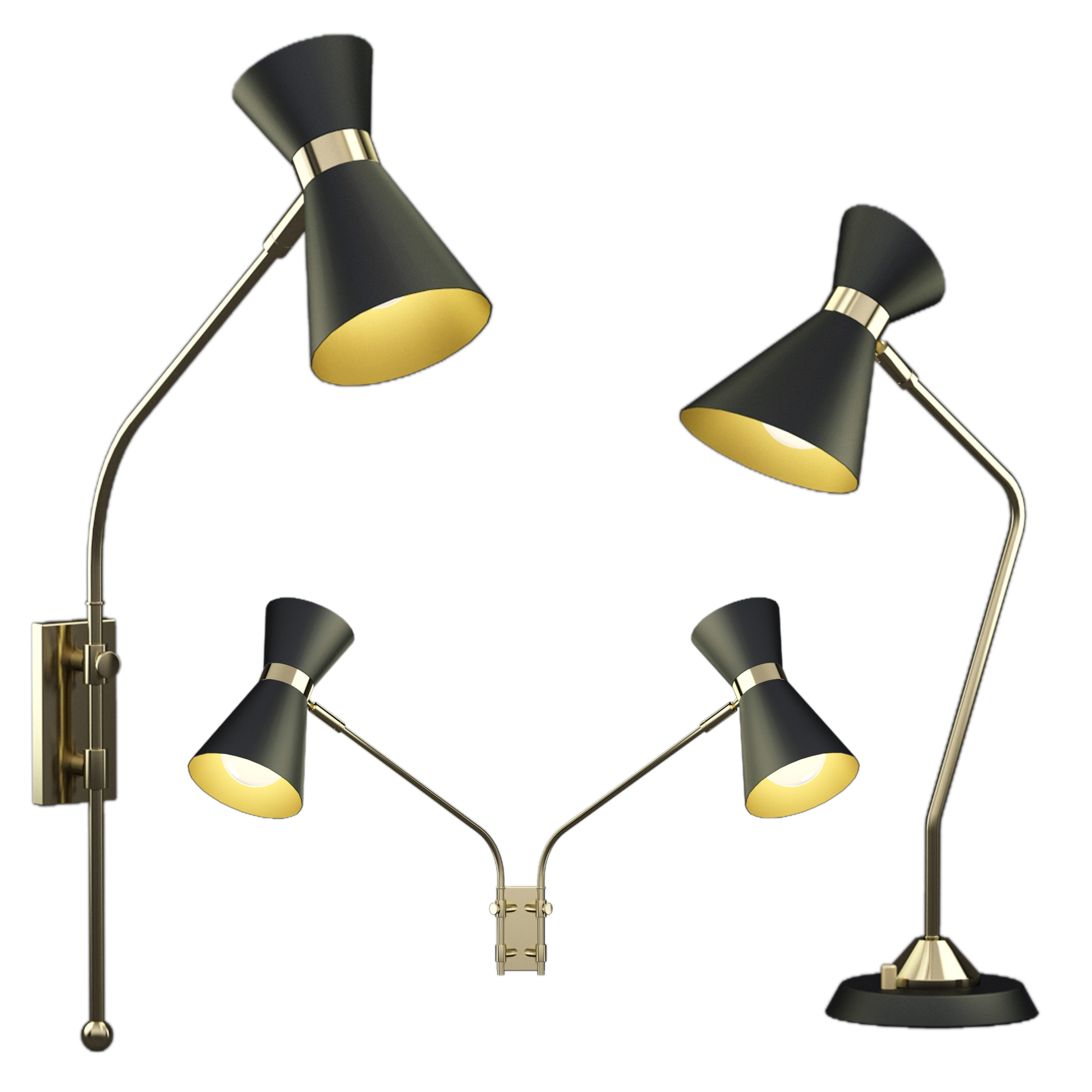 30 Modern minimalist Lights 3D model_5