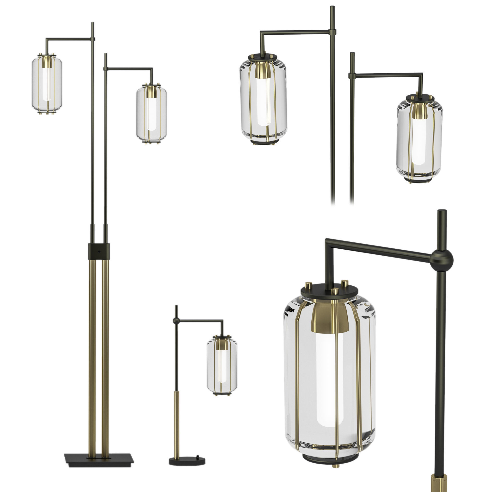 30 Modern minimalist Lights 3D model_7