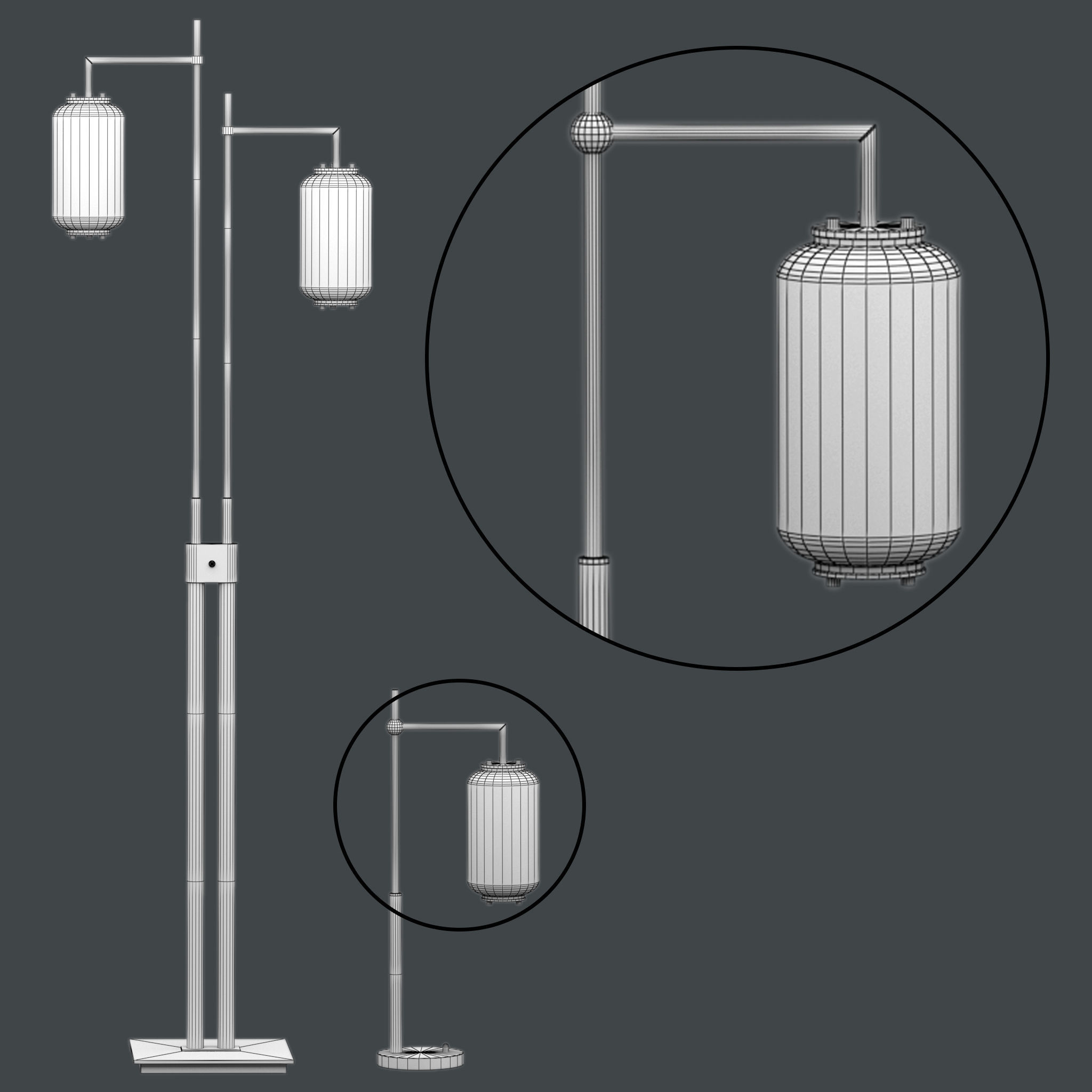 30 Modern minimalist Lights 3D model_8