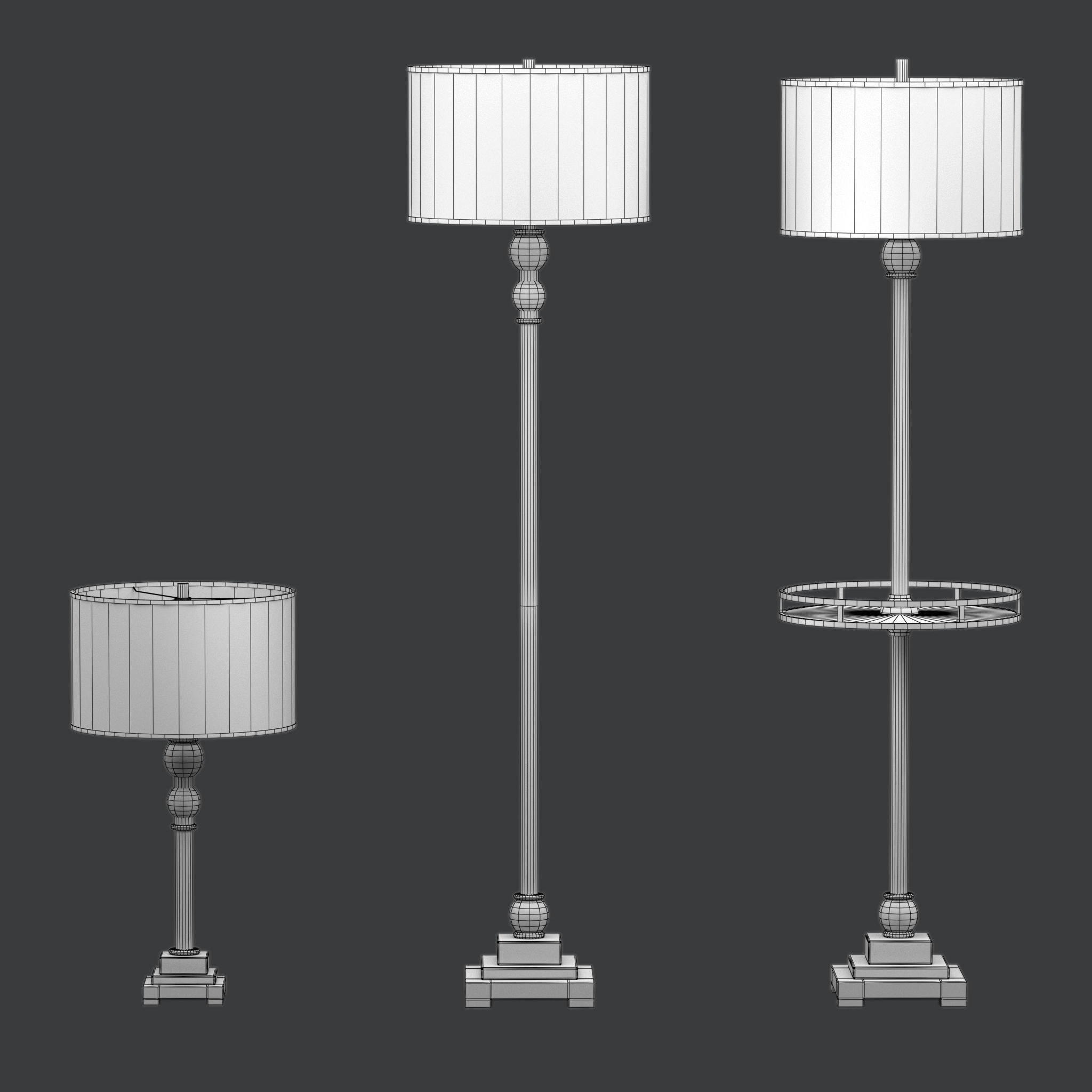 30 Modern minimalist Lights 3D model_15