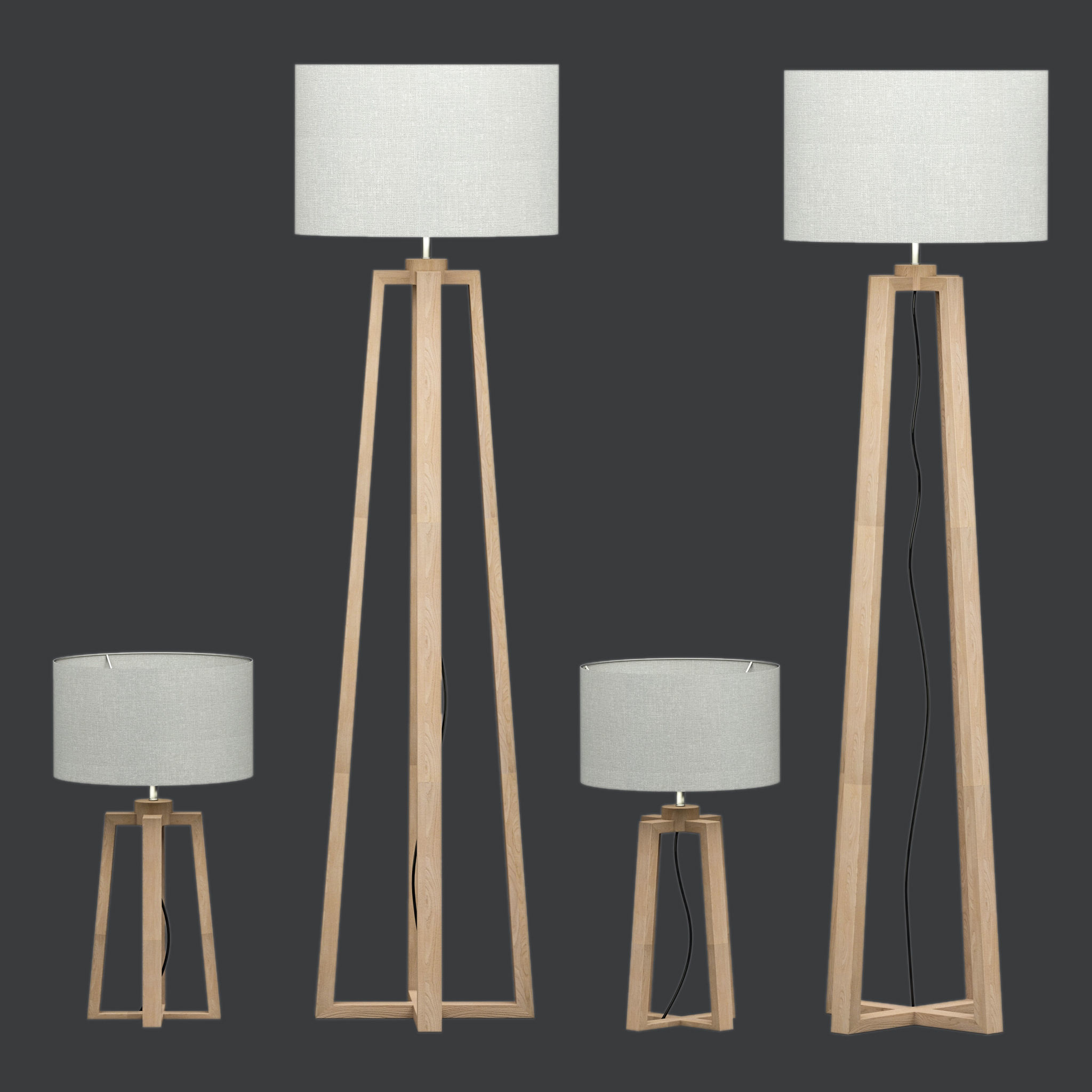 30 Modern minimalist Lights 3D model_16