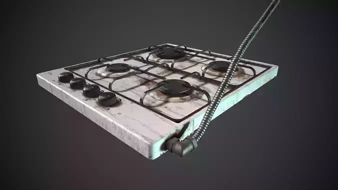 Stove Dirty and Clean