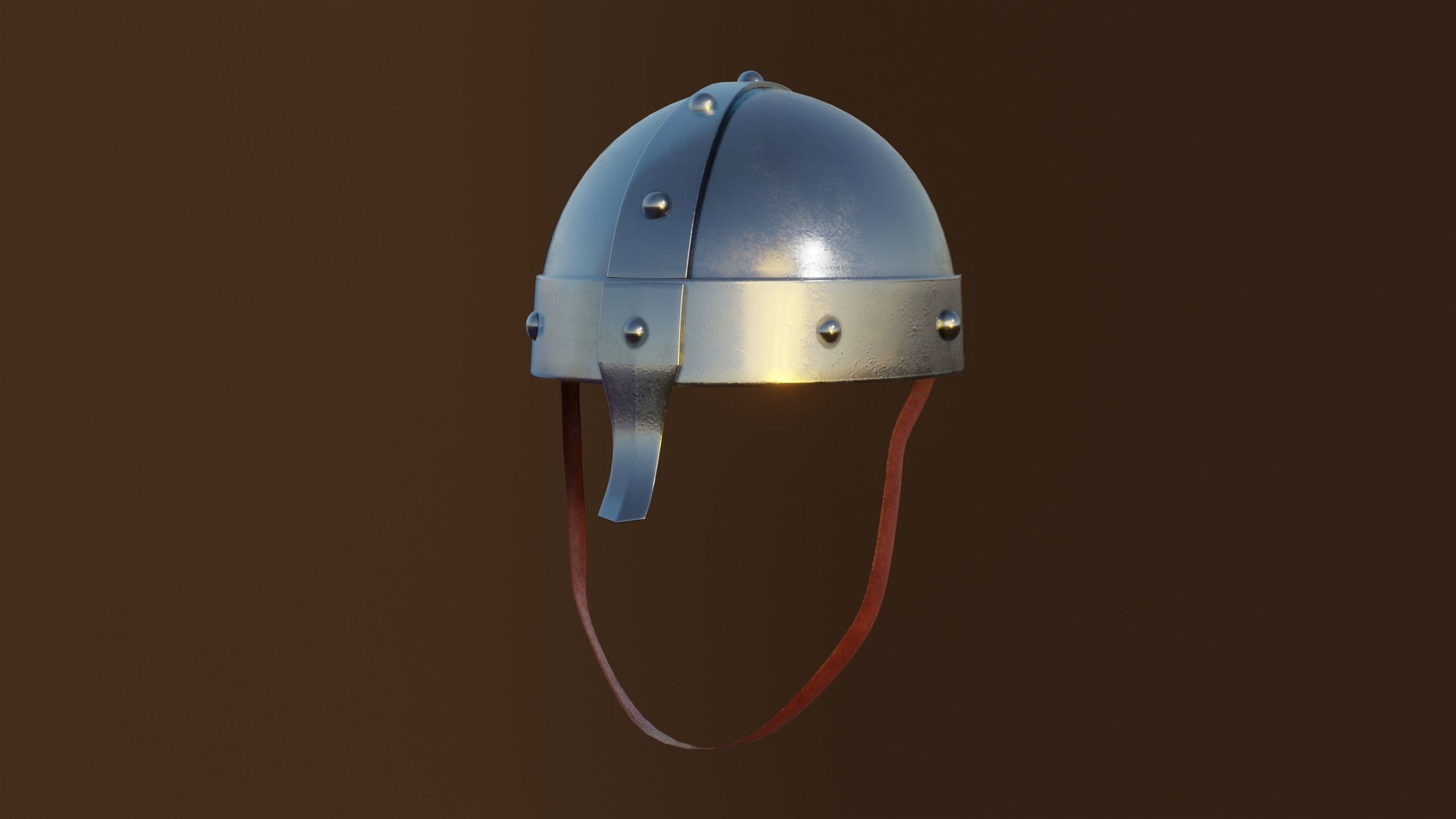 Soldier Helmet Low-poly 3D model_4