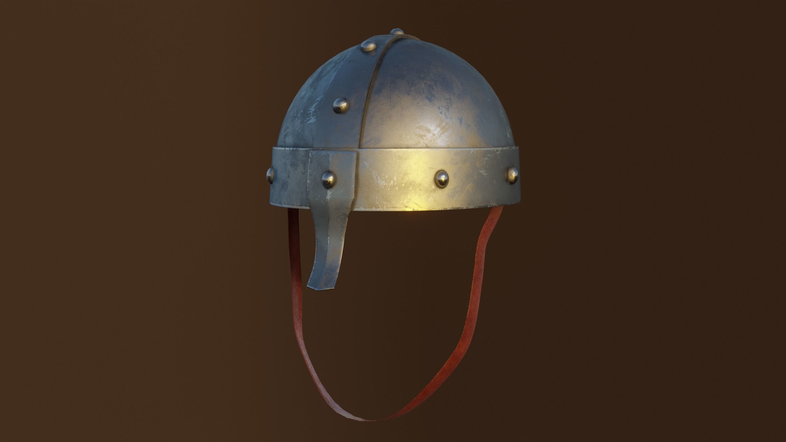 Soldier Helmet Low-poly 3D model_3