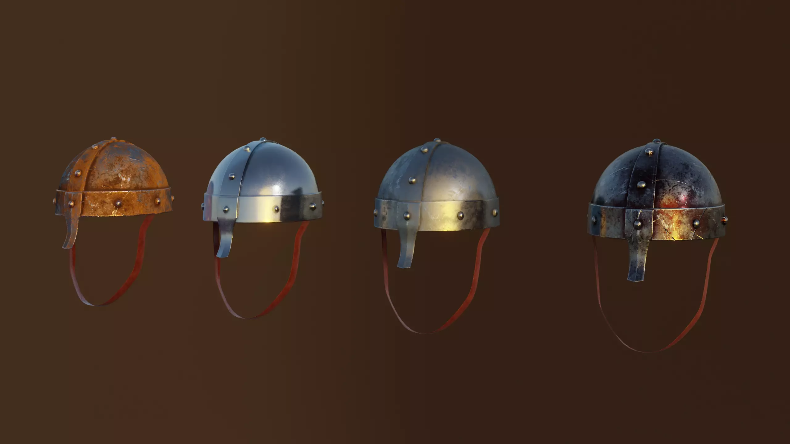 Soldier Helmet Low-poly 3D model_0
