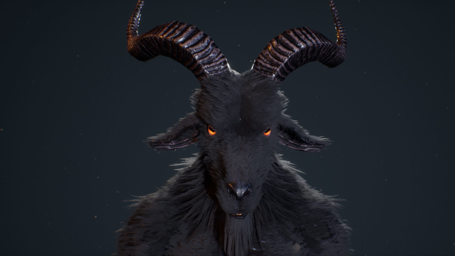Demon 2 Baphomet Low-poly 3D model_16