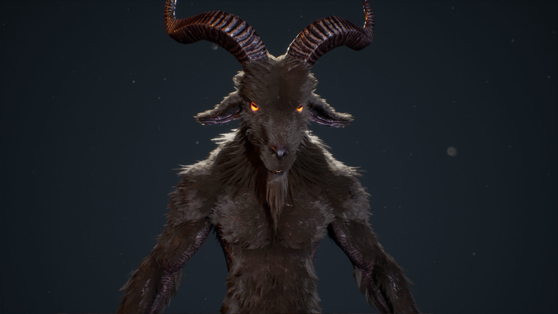 Demon 2 Baphomet Low-poly 3D model_14