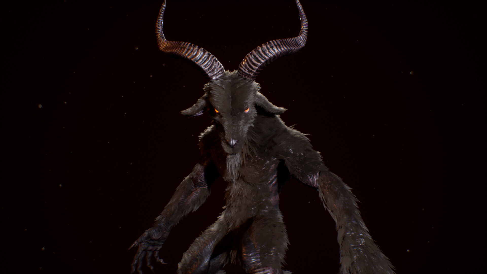 Demon 2 Baphomet Low-poly 3D model_15