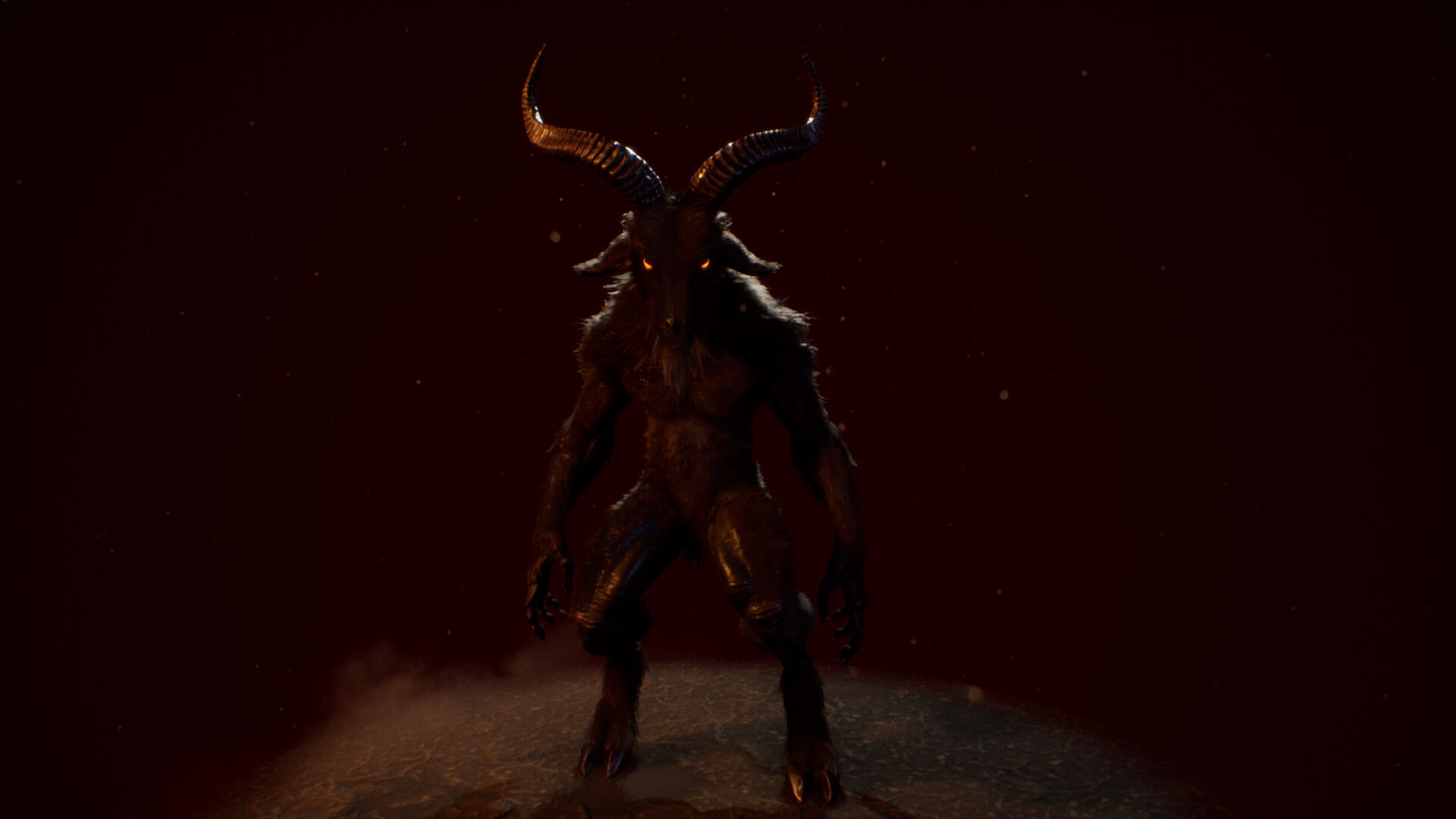 Demon 2 Baphomet Low-poly 3D model_6