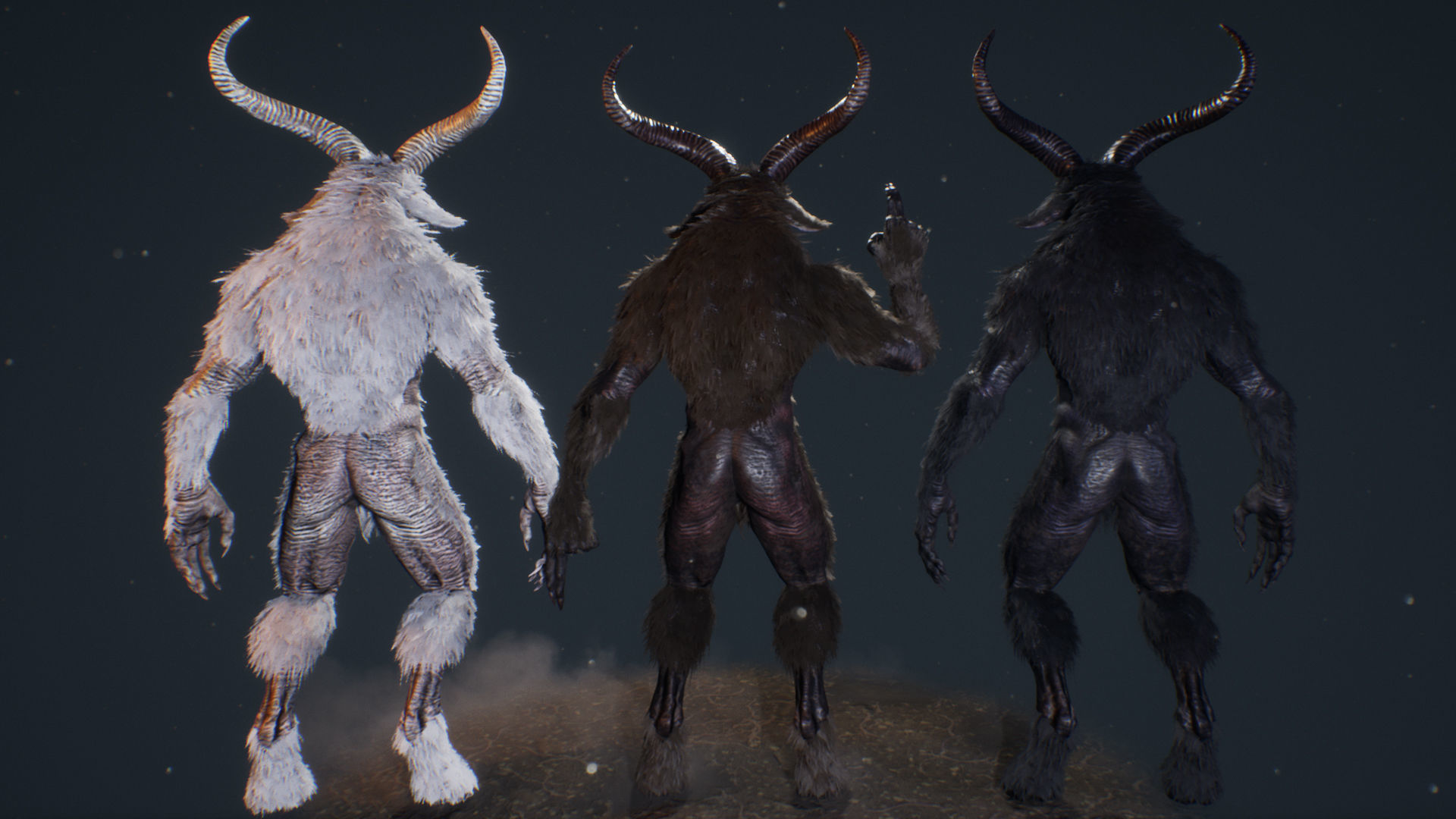 Demon 2 Baphomet Low-poly 3D model_29