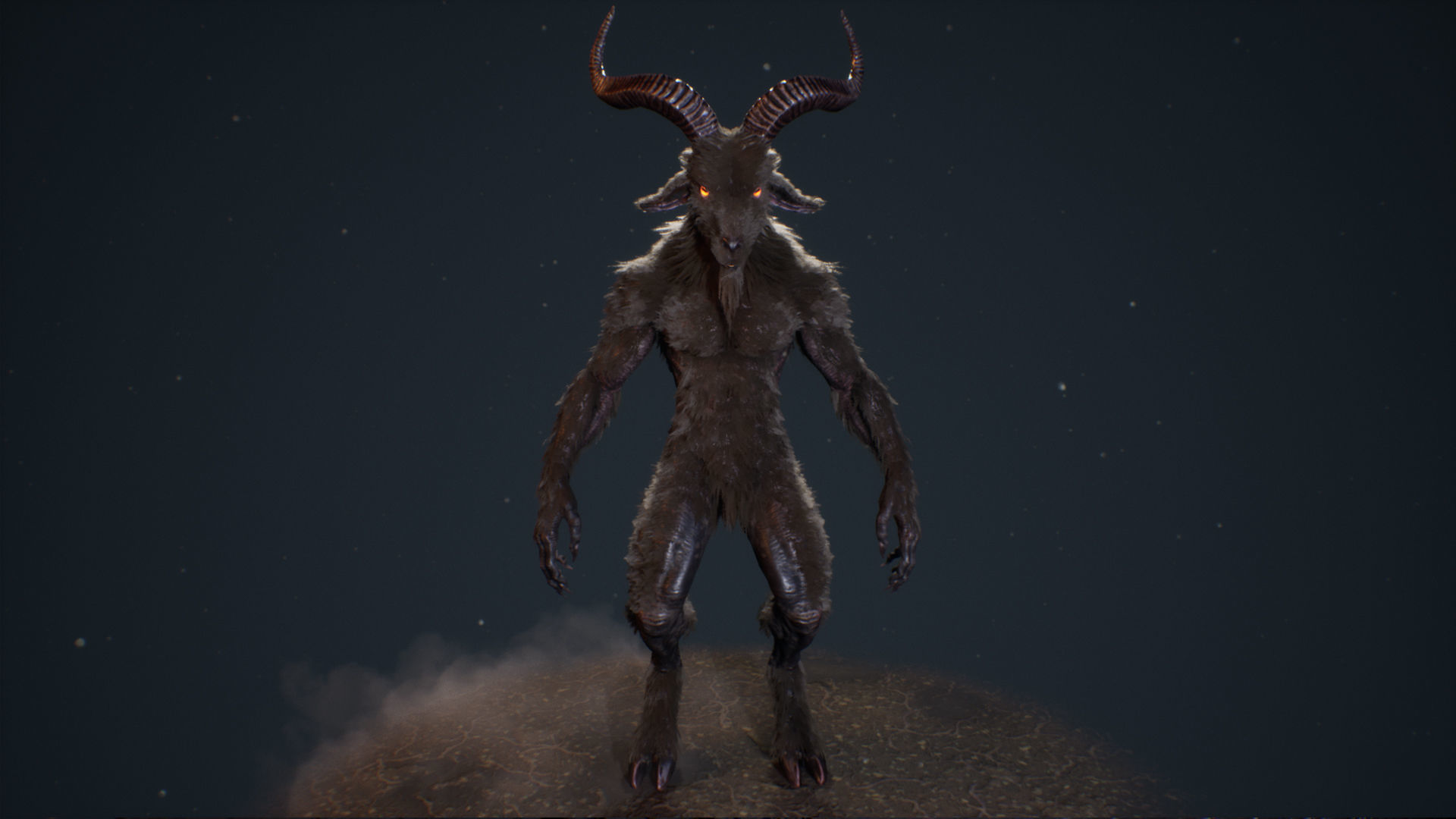 Demon 2 Baphomet Low-poly 3D model_4