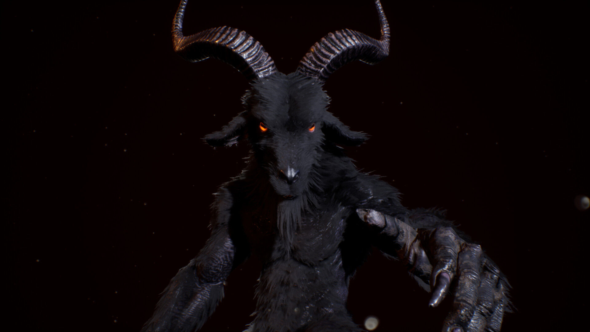 Demon 2 Baphomet Low-poly 3D model_19
