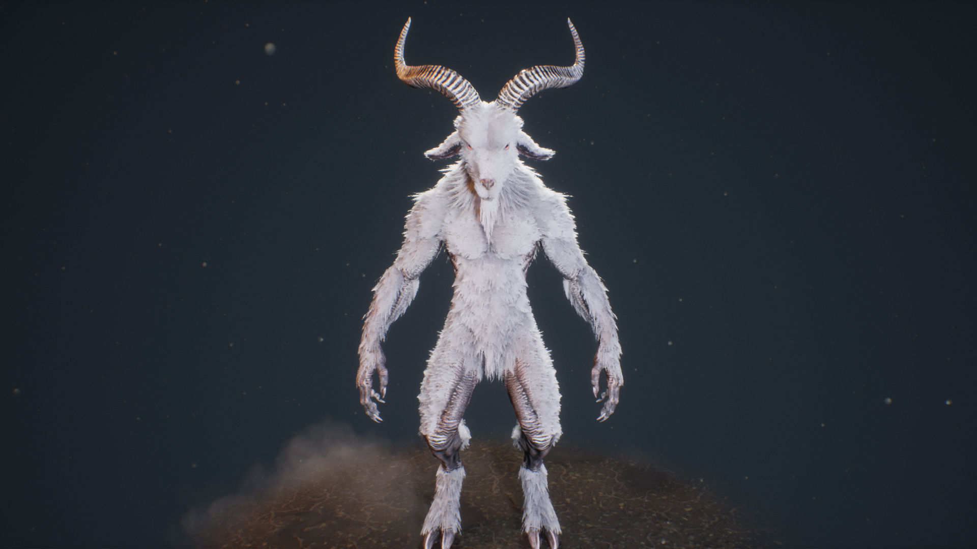 Demon 2 Baphomet Low-poly 3D model_17