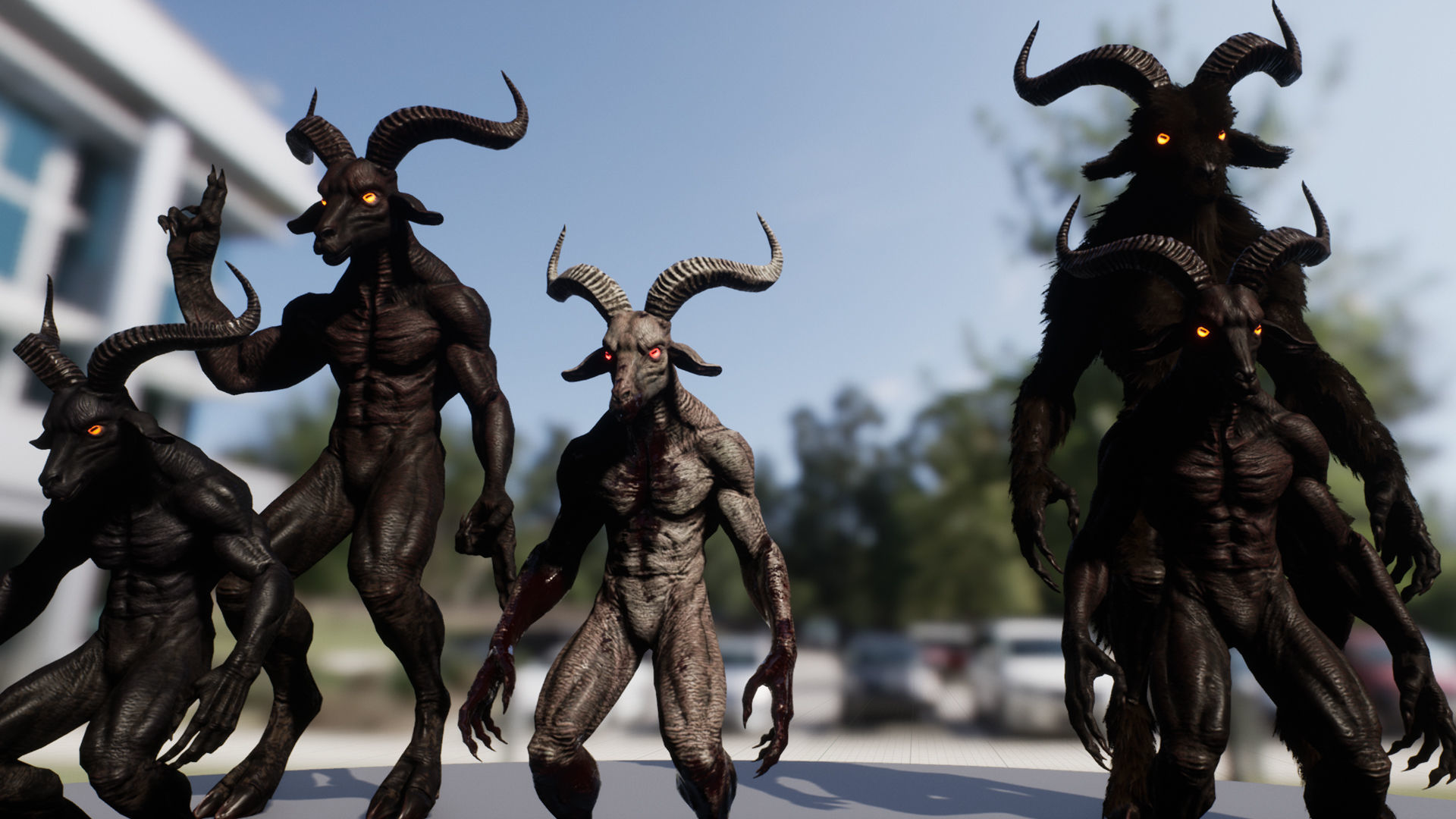 Demon 2 Baphomet Low-poly 3D model_27