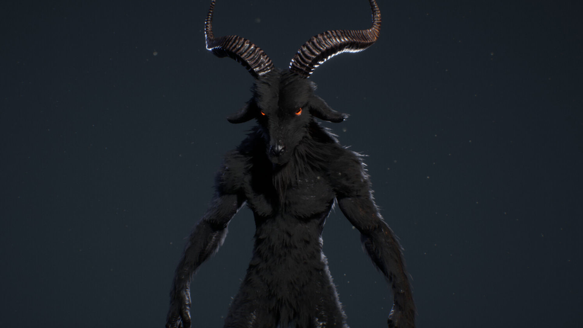 Demon 2 Baphomet Low-poly 3D model_12