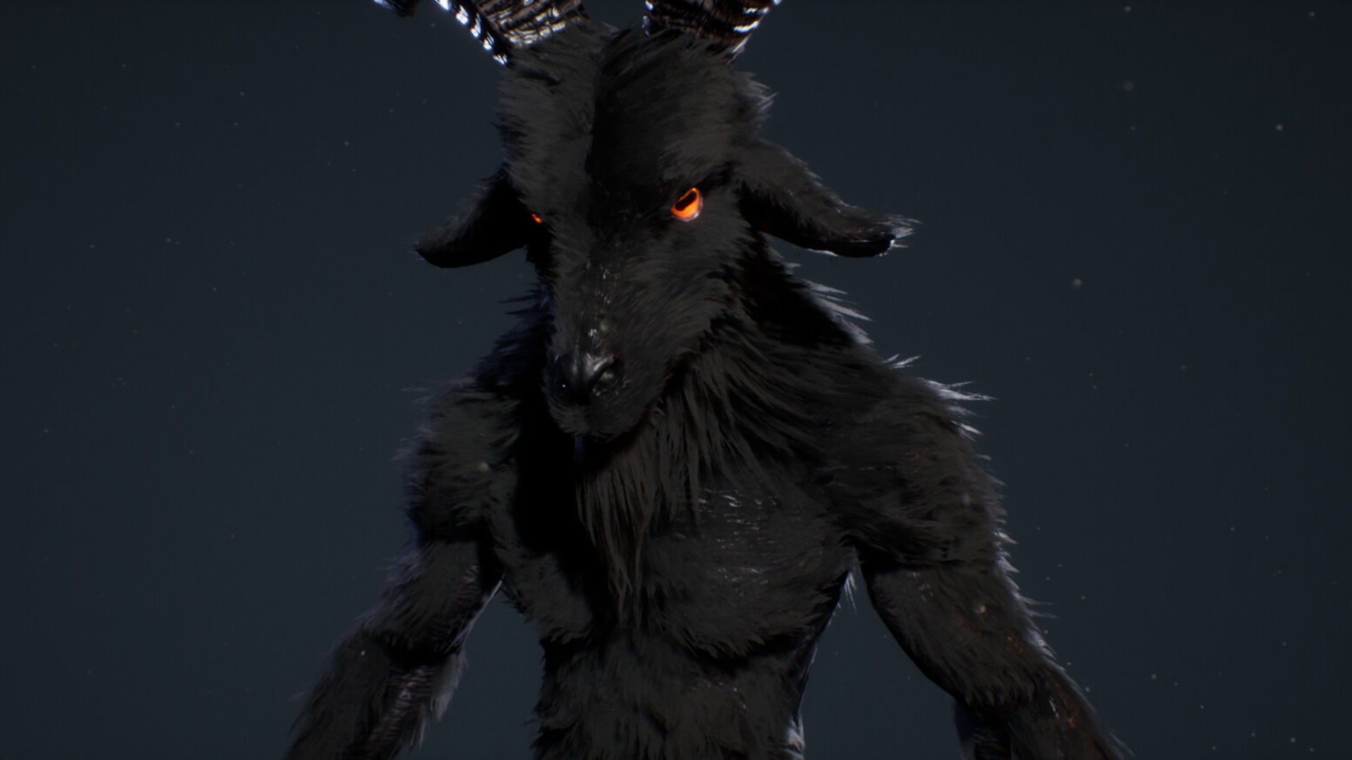Demon 2 Baphomet Low-poly 3D model_9